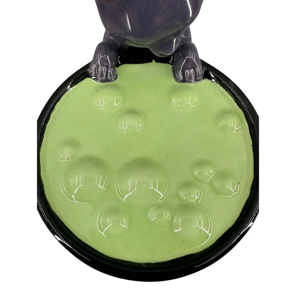 Disney Hocus Pocus Binx Cat Cauldron Votive Candle Holder Halloween Spooky Witch